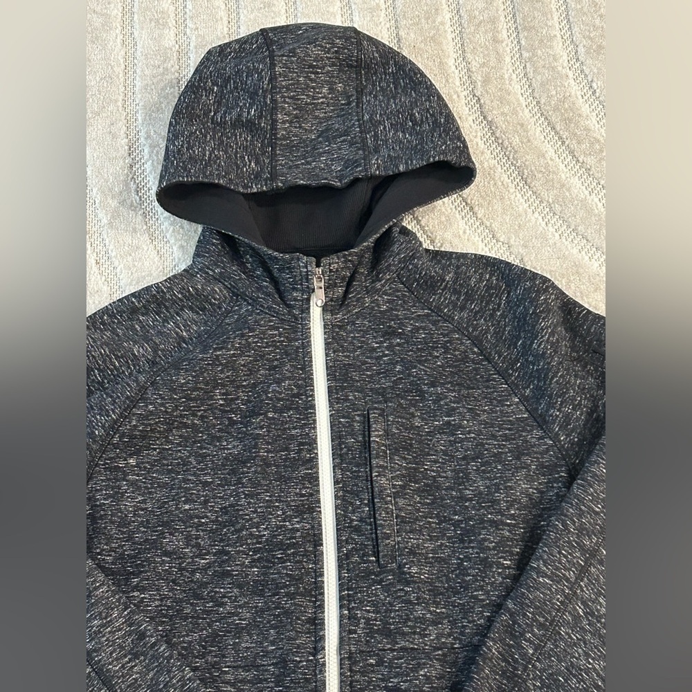 Lululemon Men’s Best Coast Hoodie in Heathered Black/White - M - Picture 3 of 16